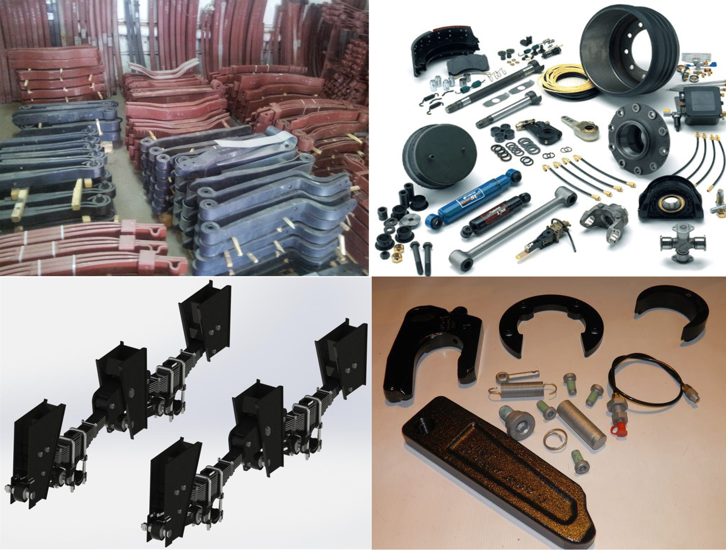 Оси и подвеска 